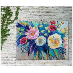 Floral Array Outdoor Canvas Art Print