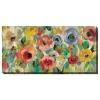 Floral Charades Outdoor Canvas Art Print