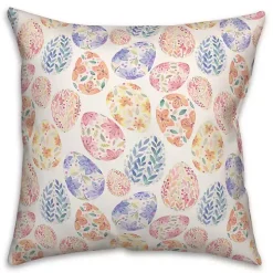 Floral Easter Eggs Pillow