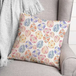 Floral Easter Eggs Pillow