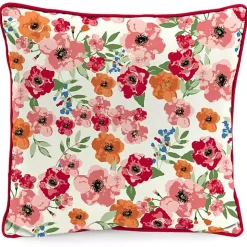 Floral Home Sweet Home Outdoor Pillow