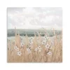 Flower Wheat Shore Canvas Art Print, 30x30 in.