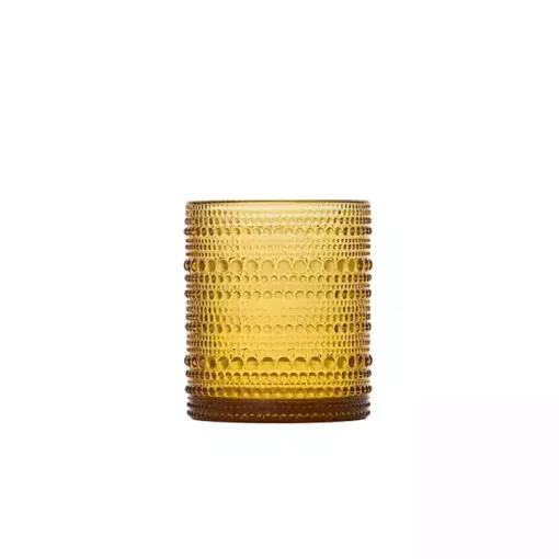 Fortessa Amber Bead Short Glasses, Set of 6