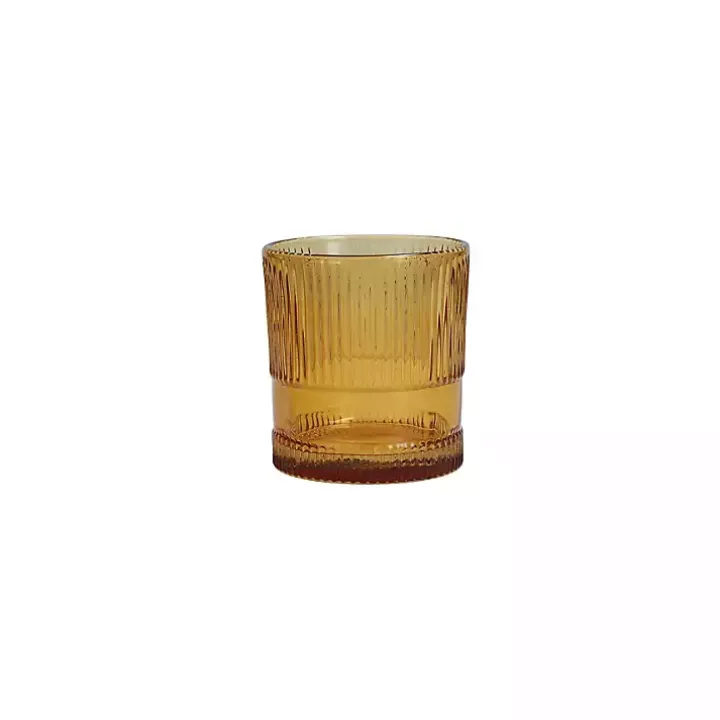 Fortessa Amber NoHo Short Glasses, Set of 4