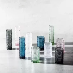 Fortessa Blue Jupiter Highball Glasses, Set of 6
