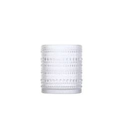 Fortessa Clear Bead Short Glasses, Set of 6