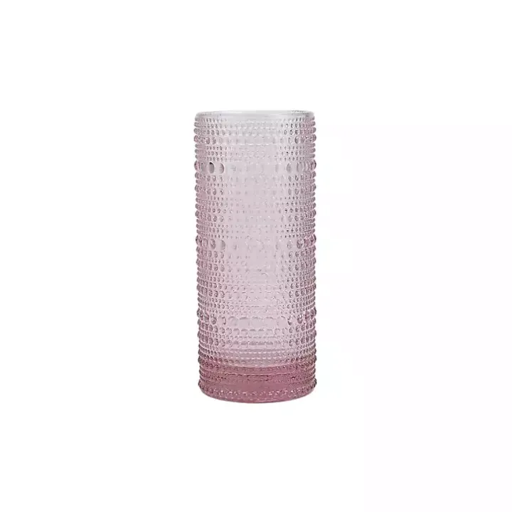 Fortessa Pink Jupiter Highball Glasses, Set of 6