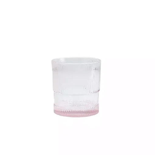 Fortessa Pink NoHo Short Glasses, Set of 4