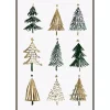 Framed Christmas Trees Canvas Art Print