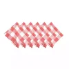 Franklin Coral Gingham Napkins, Set of 6