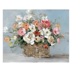Fresh Flower Market Canvas Art Print