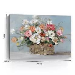 Fresh Flower Market Canvas Art Print