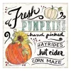 Fresh Harvest Pumpkins Canvas Art Print