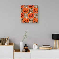 Friendly Jack O Lanterns Canvas Art Print