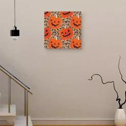 Friendly Jack O Lanterns Canvas Art Print