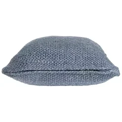 Frost Blue Woven Accent Pillow