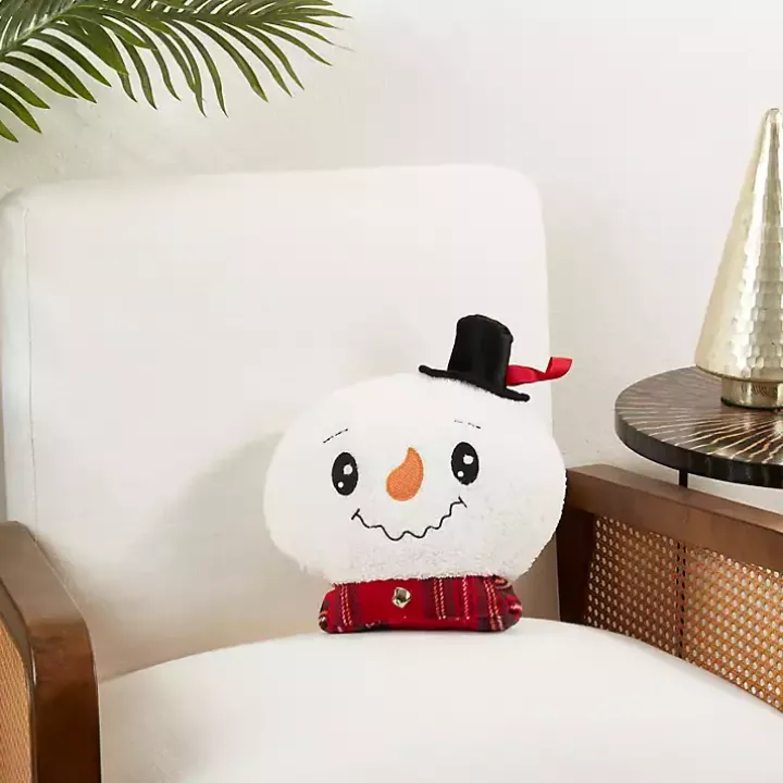 Frosty Snowman Double Sided Pillow