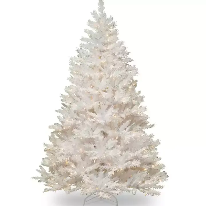 6.5 ft. Lit White Winchester Pine Christmas Tree