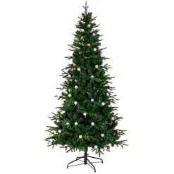 7 ft. Pre-Lit Globe Light Duxbury Christmas Tree