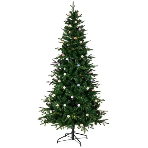 7 ft. Pre-Lit Globe Light Duxbury Christmas Tree