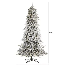 9 ft. Pre-Lit Pine Cone Covered Christmas Tree