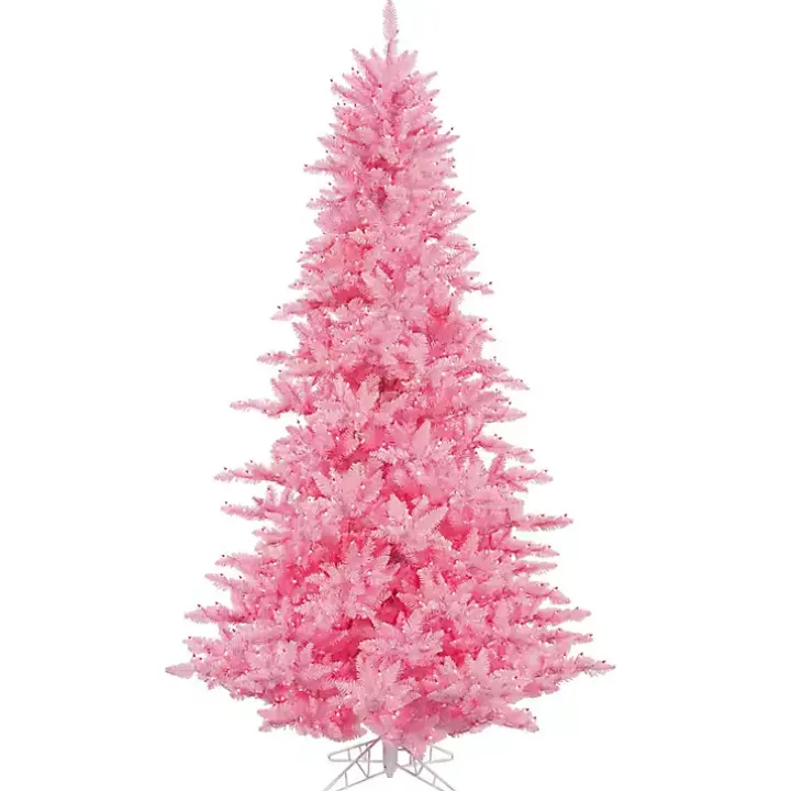 5.5 ft. Pre-Lit Pink Christmas Tree