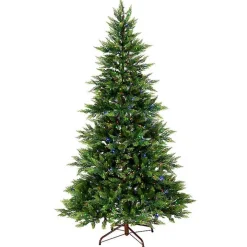 7.5 ft. Pre-Lit Real Feel Fern Christmas Tree