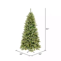 7.5 ft. Pre-Lit Slim Cashmere Christmas Tree