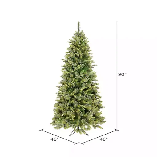 7.5 ft. Pre-Lit Slim Cashmere Christmas Tree