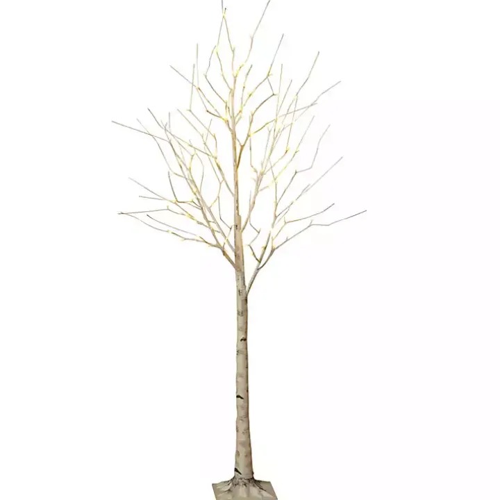 6 ft. Pre-Lit White Birch Christmas Tree