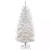 4.5 ft. Pre-Lit White Kingswood Fir Christmas Tree