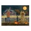 Full Moon Scarecrow Canvas Art Print, 24x32