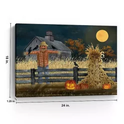 Full Moon Scarecrow Canvas Art Print, 18x24