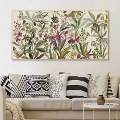 Garden Delight Framed Canvas Art Print