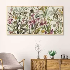 Garden Delight Framed Canvas Art Print