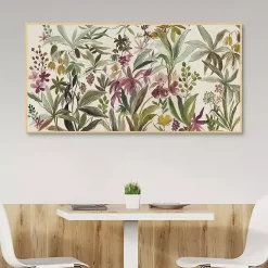 Garden Delight Framed Canvas Art Print