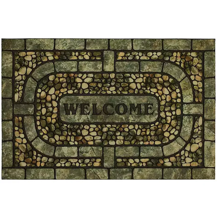 Garden Pebble Welcome Doormat