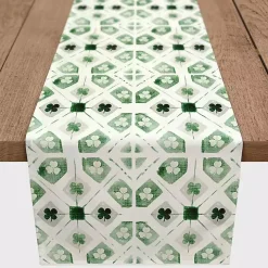 Geometric Shamrock Table Runner, 72 in.