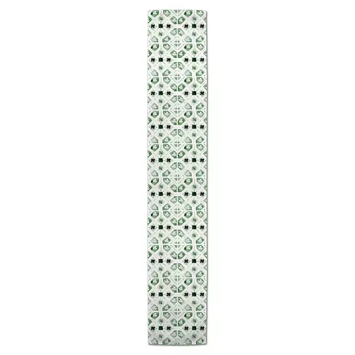 Geometric Shamrock Table Runner, 72 in.