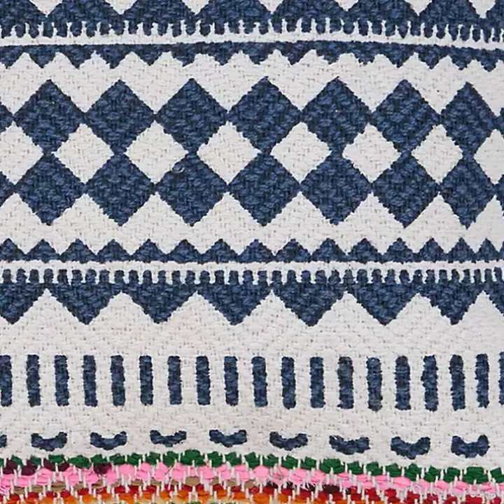 Geometric Stripe Throw Pillow