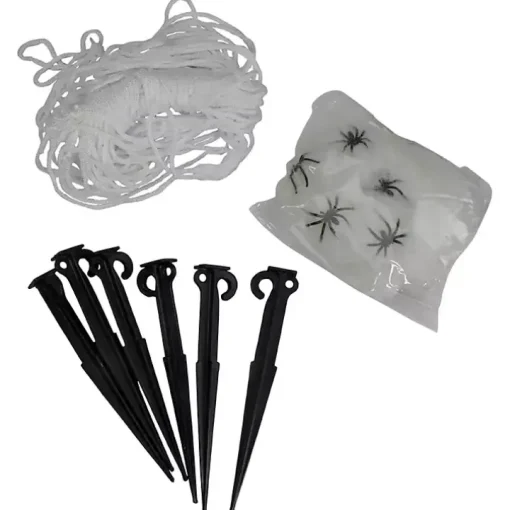 Giant Spider Web Outdoor Halloween Decoration