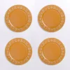 Gingerbread Christmas Chargers, Set of 4