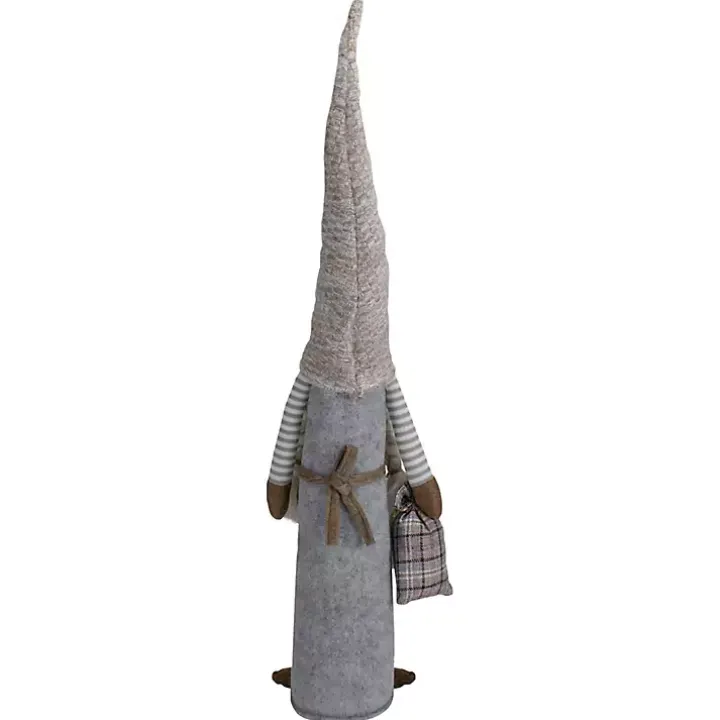 Girl Gnome with Toy Bag Figurine