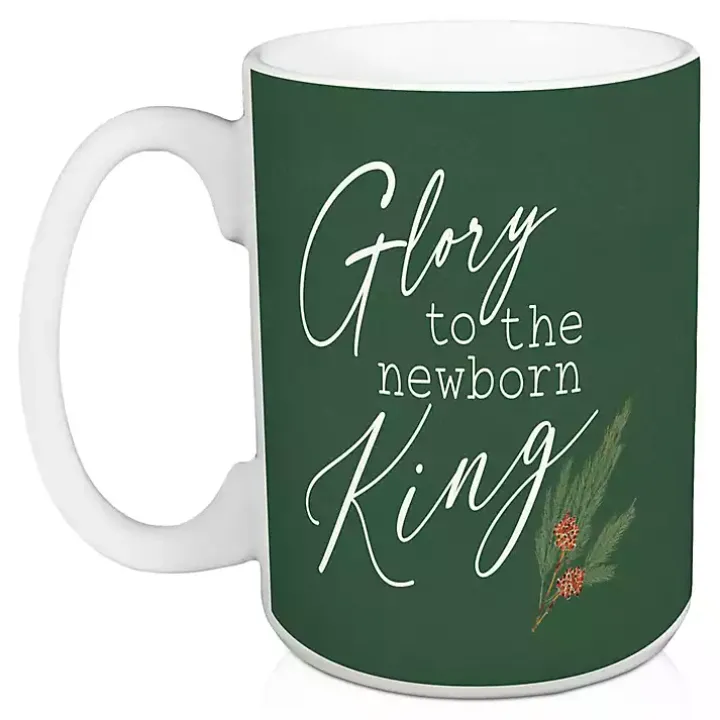 Glory to the Newborn King Mugs, Set of 2