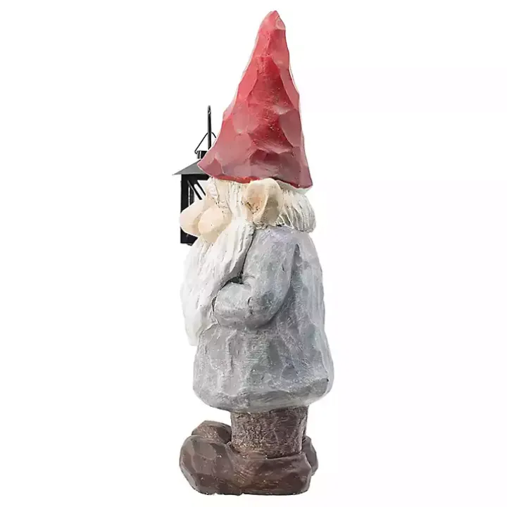 Gnome Holding Lantern Christmas Decoration