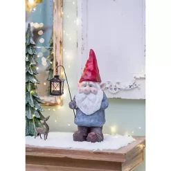 Gnome Holding Lantern Christmas Decoration
