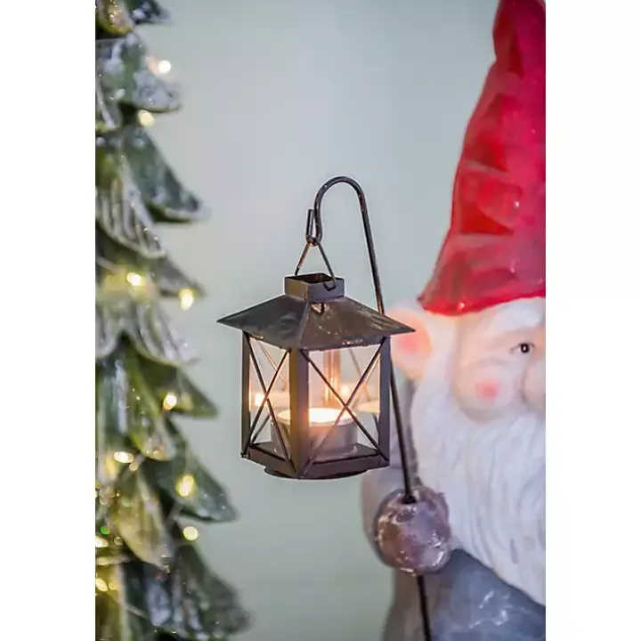 Gnome Holding Lantern Christmas Decoration