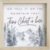 Go Tell It On The Mountain Wall Plaque