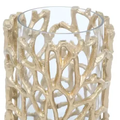 Gold Aluminum Coral Hurricane, 8 in.