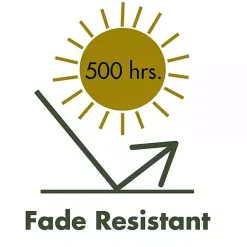 Gold Good Vibes Only Sunny Outdoor Pillow